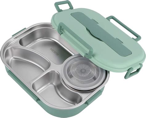 stainless steel lunch box leak proof amazon|blockhuette stainless steel lunch box.